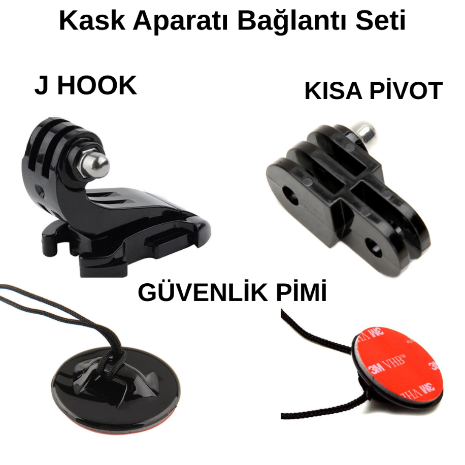 Kask Çene Aparatı Baglantı Seti